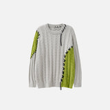 Gothic Stitched Knitted Sweater