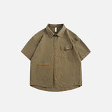 Oversized Solid Color Shirt