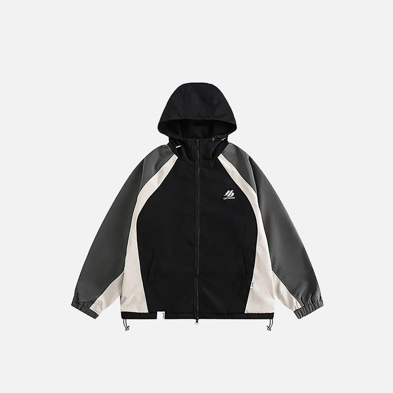 Retro Loose Windbreaker Jacket