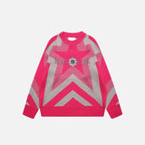 Star Graphic Oversized Sweater
