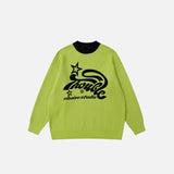 Retro Oversized Knitted Sweater