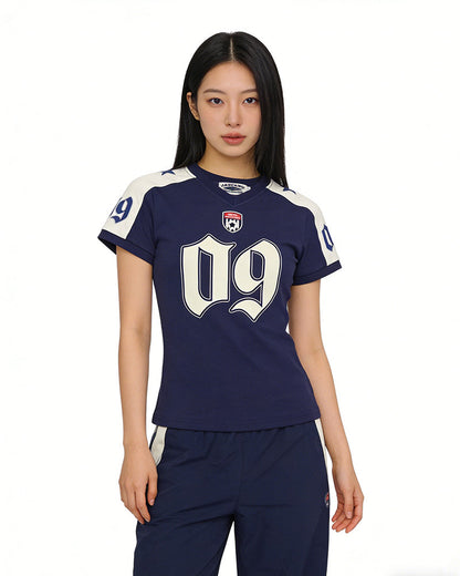 V-Neck Varsity Graphic Tee