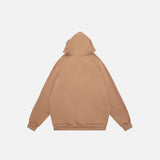 Oversized Embroidery Gothic Hoodie