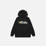 Fruit Graphic Print Hoodie
