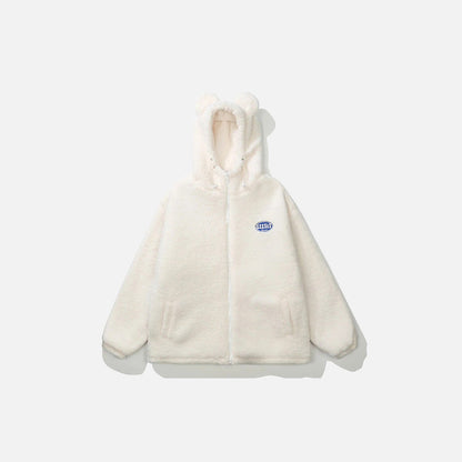 Fuzzy Bear Fleece Jackets