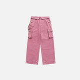 Turn-down Waist Cargo Pants