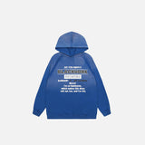 Gradient Letter Print Oversized Hoodie
