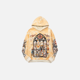 Colorful Retro Birdcage Fleece Hoodie
