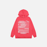 Piano Notes Print Hoodie