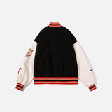 Vintage Embroidery Varsity Jacket