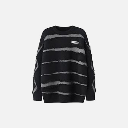 Knitted Striped Sweater