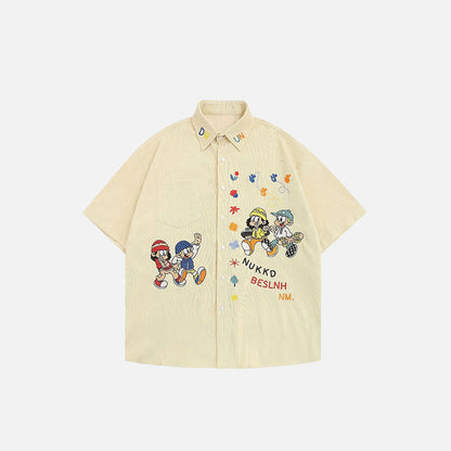 Washed Loose Oversized Shirt