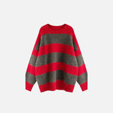 Vintage Loose Striped Knitted Sweater