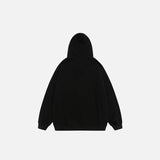 Retro Embroidery Denim Star Hoodie