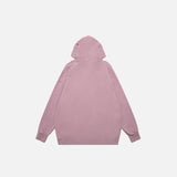 Letter Embroidery Oversized Hoodie