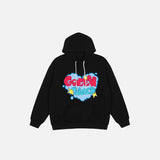 Embroidered Heart Fleece Hoodie