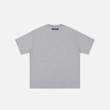 Back view of the grey The Fairy Party T-shirt in a gray background