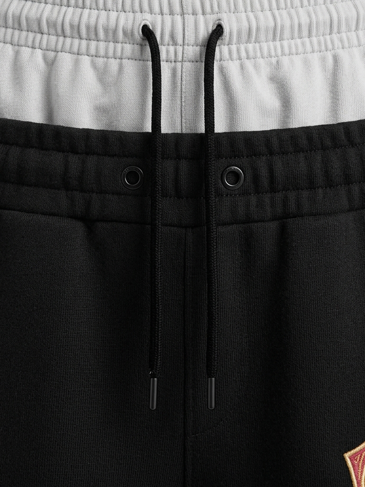 Unisex Double Waistband Baggy Sweatpants; K200 Black (High Quality) / S, K200 Black (High Quality) / M, K200 Black (High Quality) / L, K200 Black (High Quality) / XL, K200 Black (High Quality) / 2XL