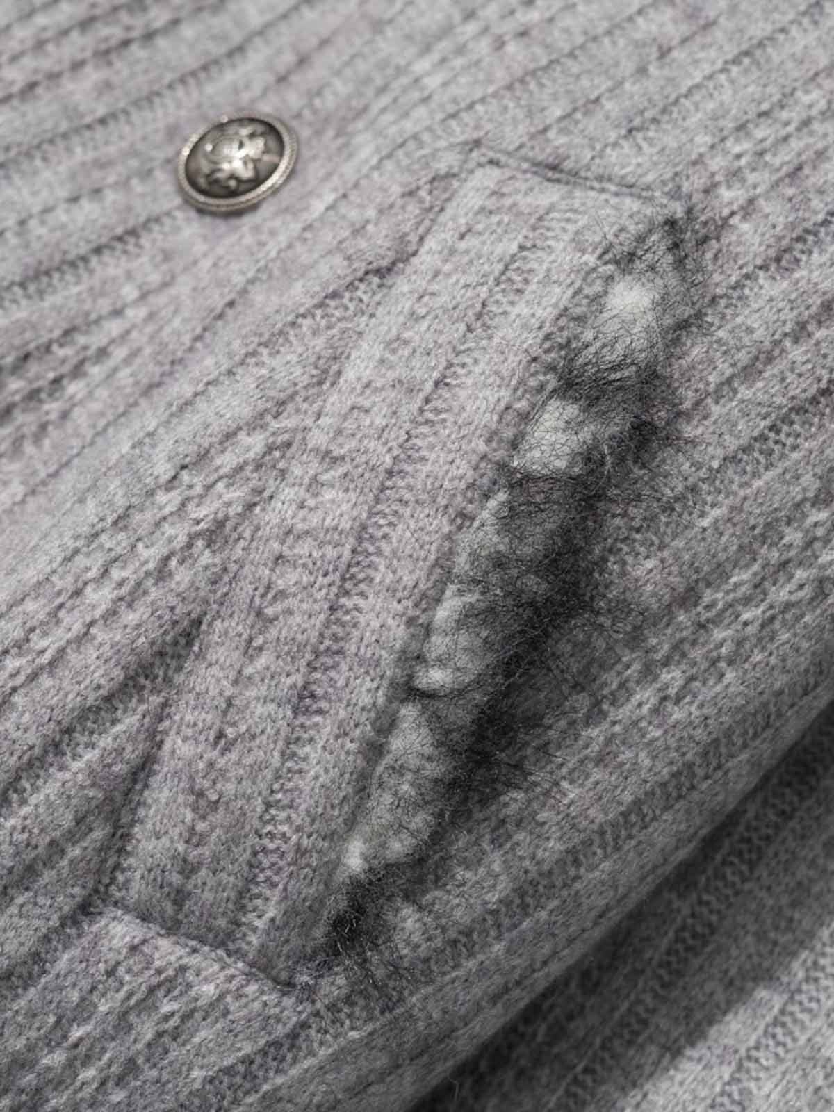 Striped Faux-Fur Collar Puffer Coat; Flower Ash / S, Flower Ash / M, Flower Ash / L, Flower Ash / XL