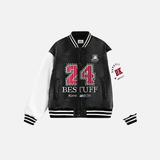 Winter Streetwear Thick Patchwork Varsity Leater Jacket