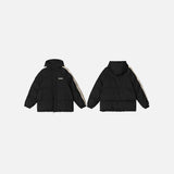 Padded Solid Hooded Puffer Jacket