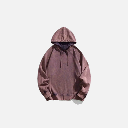 Trendy High-End Washed Japanese Hoodie