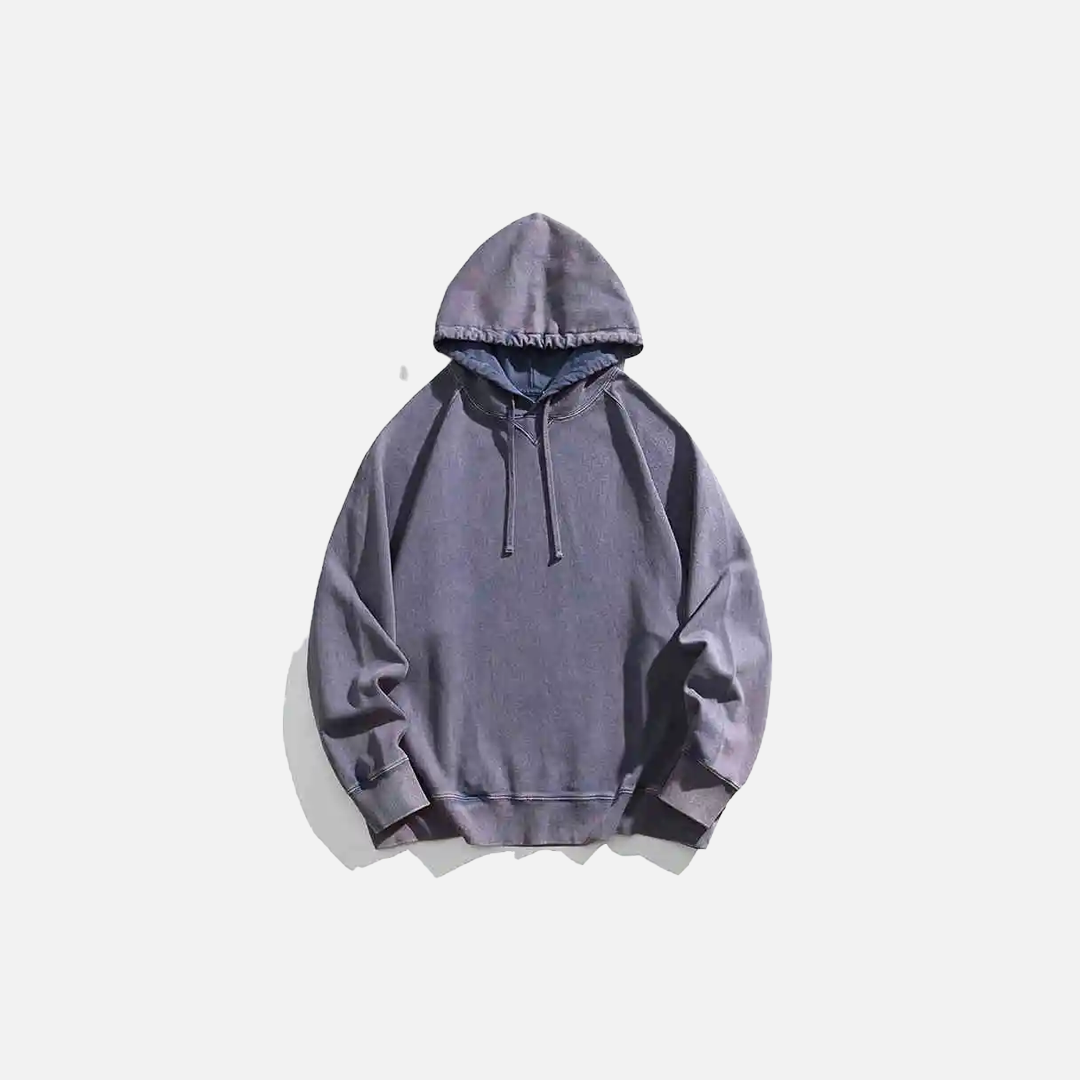 Trendy High-End Washed Japanese Hoodie