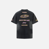 F1 Grunge Insulated Graphic Printed Tie Race T-Shirt