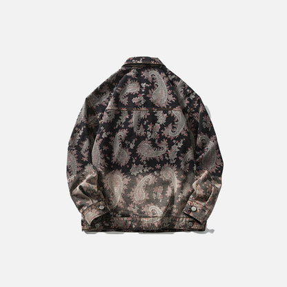 Denim Sakura Gradient Jacket