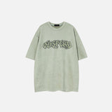 Retro Suede Butterfly Graphic T-shirt
