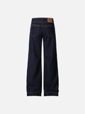 Trendy Simple Straight Leg Denim Jeans