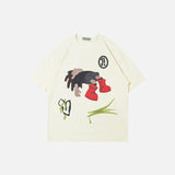 Ascending Soul Cartoon Graphic T-shirt