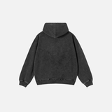 Wild Animal Graphic Oversized Washed Hoodie