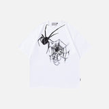 Cracked Lightning Spider Web Graphic T-shirt