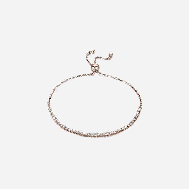 Sparkling Strand Bracelet 925 Sterling Silver