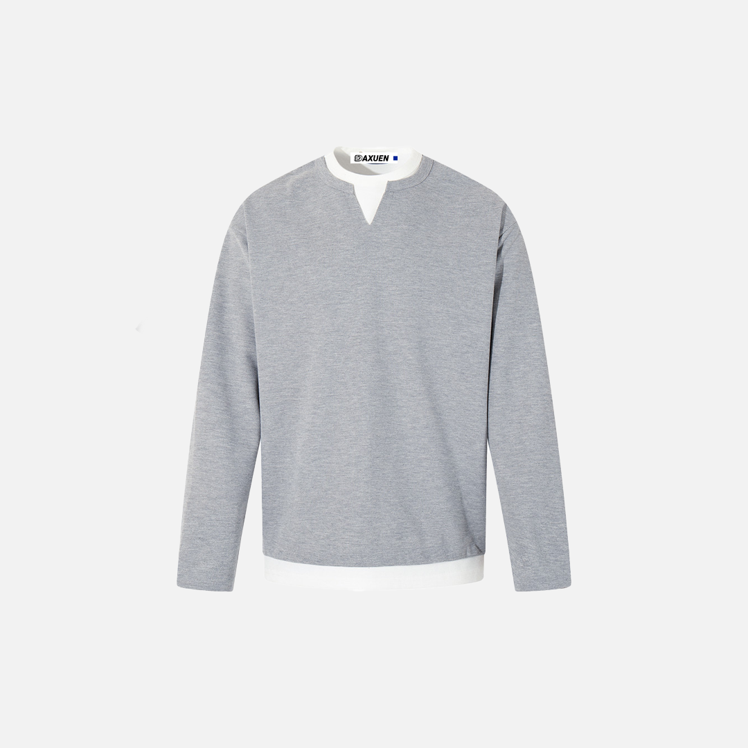 Elevated Stylish V-Neck Long Sleeve T-Shirt