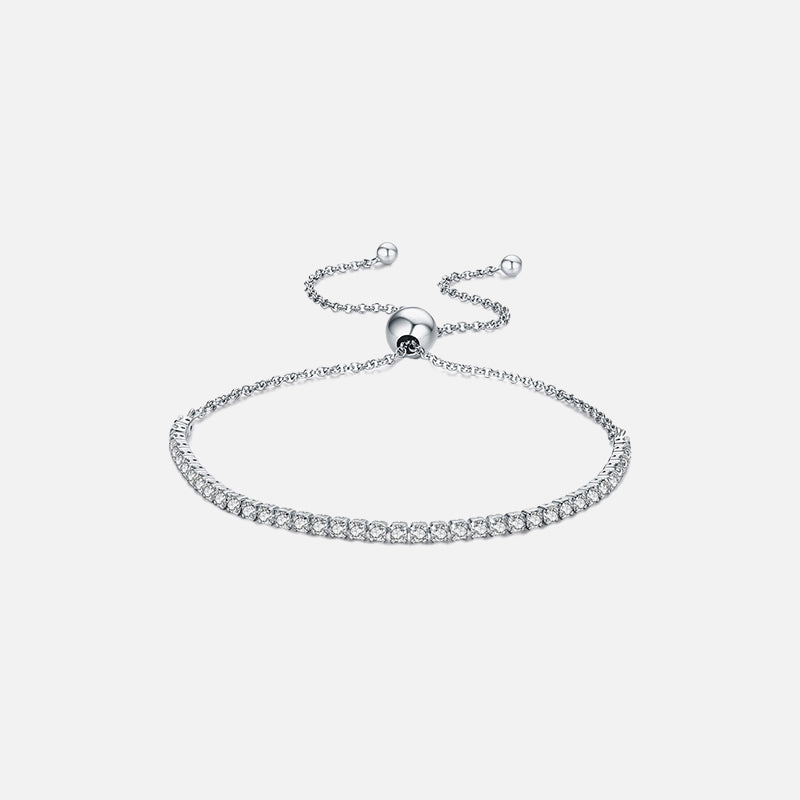 Sparkling Strand Bracelet 925 Sterling Silver