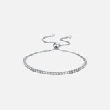 Sparkling Strand Bracelet 925 Sterling Silver