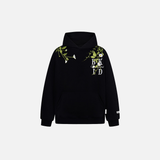 Women Cozy Floral Embroidered Casual Hoodie