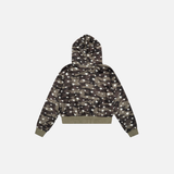 Vintage Streetwear Star Camo Hooded Sweatshirt