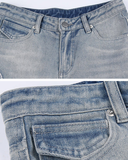 Y2k Star Patchwork Jeans