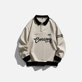 Vintage Embroidery Print Sweatshirt