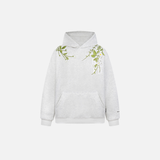 Women Cozy Floral Embroidered Casual Hoodie