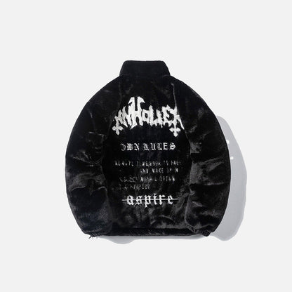Aspire Fuzzy Solid Color Jacket