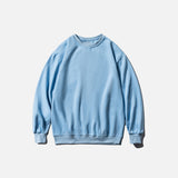 Solid Color Blank Oversized Sweatshirt