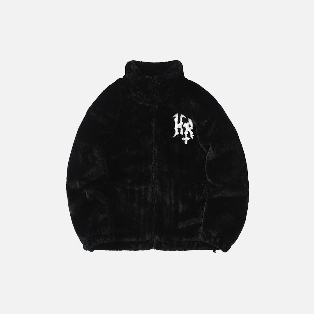 Aspire Fuzzy Solid Color Jacket