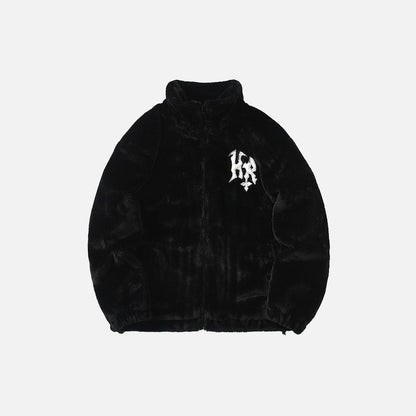 Aspire Fuzzy Solid Color Jacket