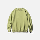 Solid Color Blank Oversized Sweatshirt