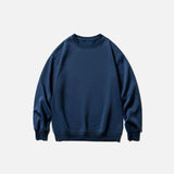Solid Color Blank Oversized Sweatshirt