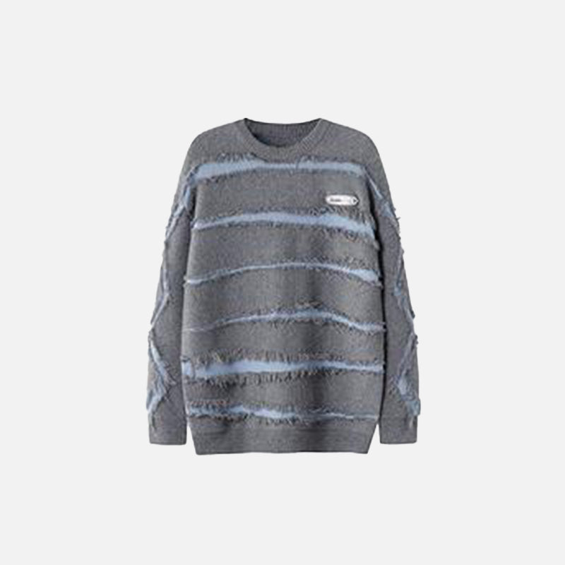 Knitted Striped Sweater